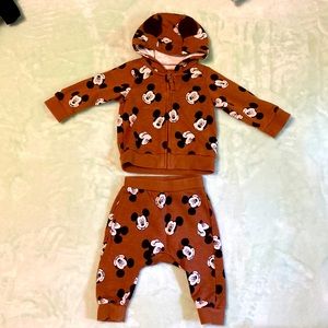 2 Piece “Mickey Mouse” Track Suit
